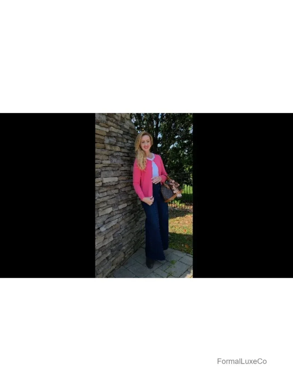 Women Lightweight Pearl Trim Open Front Cardigan Knit Jacket Long Sleeve